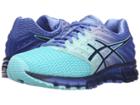 Asics Gel-quantum(r) 180 2 (aruba Blue/blue Print/primrose Purple) Women's Running Shoes
