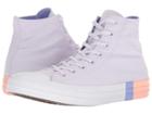 Converse Chuck Taylor(r) All Star Tri Block Midsole Hi (barely Grape/twilight Pulse/pale Coral) Classic Shoes