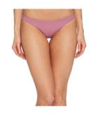 Vitamin A Swimwear Luciana Full Coverage Bottom (rose Rib) Women's Swimwear