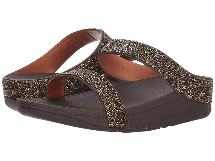 Fitflop Fino Quartz Sandals (gold) Women's  Shoes