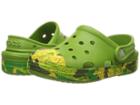 Crocs Kids Bump It Camo Clog (toddler/little Kid) (parrot Green) Boys Shoes