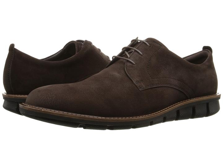 Ecco Jeremy Hybrid Tie (espresso) Men's  Shoes