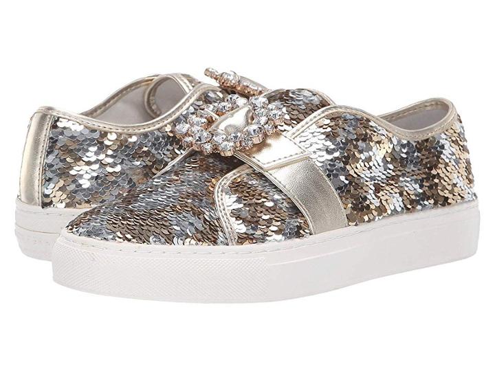 Katy Perry The Blaire (gold Multi Sequin) Women's Shoes