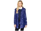 French Connection Anorak W/ Chest Zippers (monarch Blue) Women's Coat