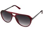 Guess Gf5050 (matte Bordeaux/gradient Smoke) Fashion Sunglasses