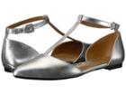 Calvin Klein Ghita Flat (silver 1) Women's Dress Flat Shoes