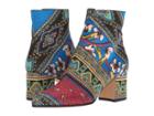 Etro Printed Satin Boot (multi) Women's Shoes