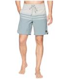 United By Blue Backwater Scallop Boardshorts (grey) Men's Swimwear