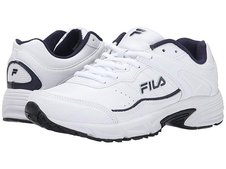 Fila Memory Sportland (white/fila Navy/metallic Silver) Men's Shoes