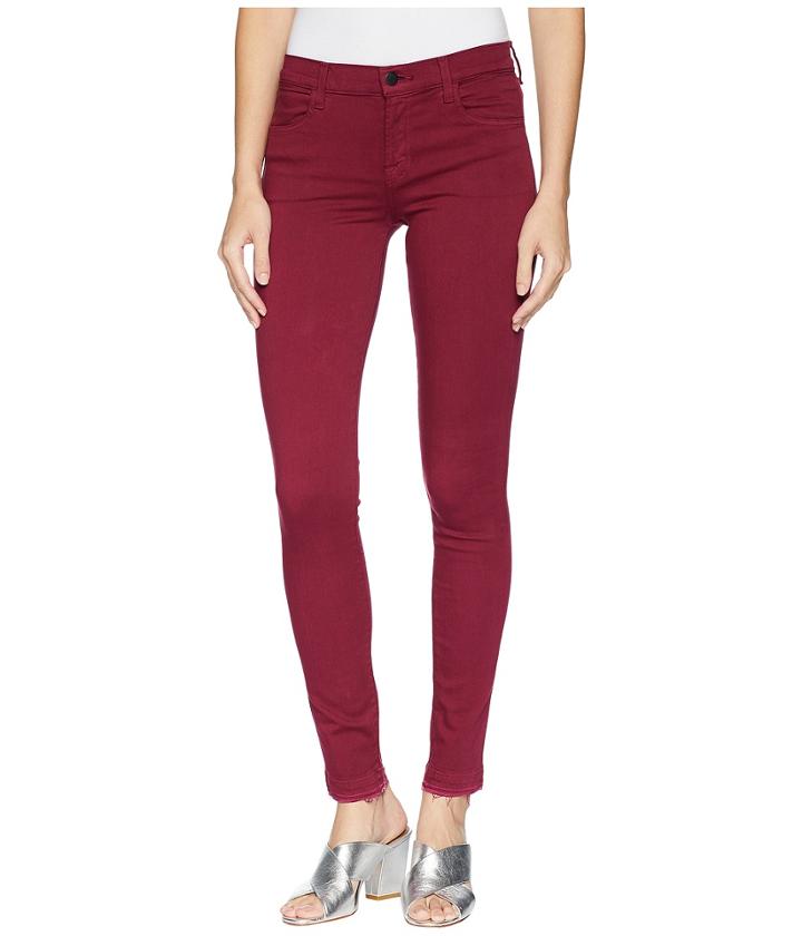 J Brand 620 Mid-rise Super Skinny Jeans In Deep Plum (deep Plum) Women's Jeans