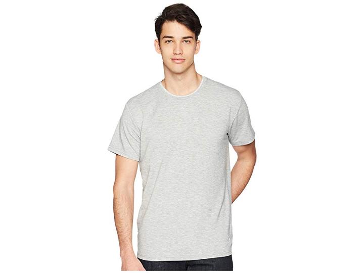 Polo Ralph Lauren 2/20 Mini Terry Short Sleeve Crew (spring Heather/nevis Tipping & Pp) Men's Underwear