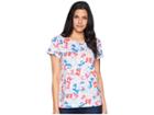 Joules Nessa Printed Jersey T-shirt (bright White Ditsy) Women's T Shirt