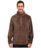 True Grit Pebble Pile 1/4 Zip Pullover (cocoa) Men's Long Sleeve Pullover