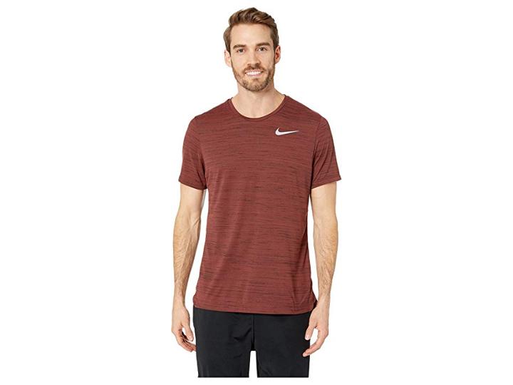 Nike Miler Essential 2.0 (black/heather/pueblo Brown) Men's Clothing