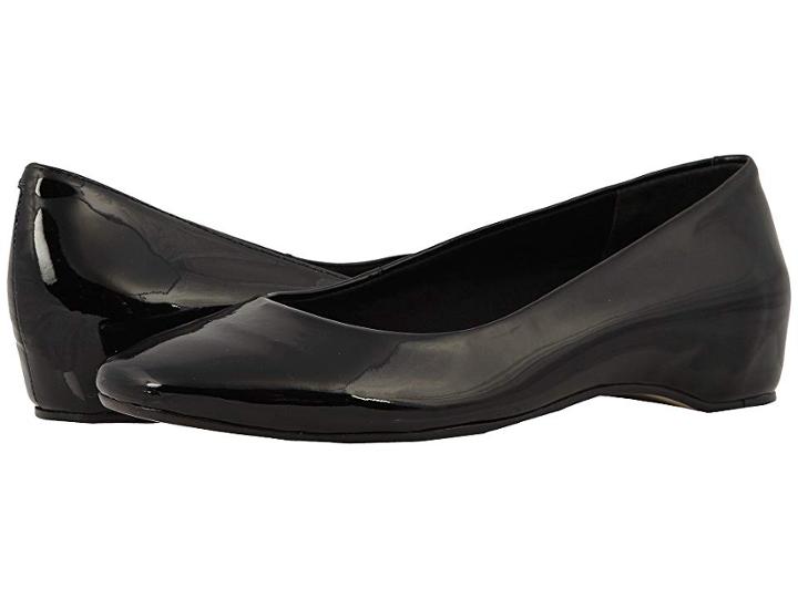 Walking Cradles Pisces (black Patent) Women's Flat Shoes