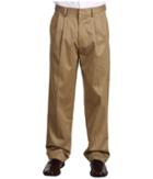 Dockers Signature Khaki D4 Relaxed Fit Pleated (dark Khaki) Men's Casual Pants