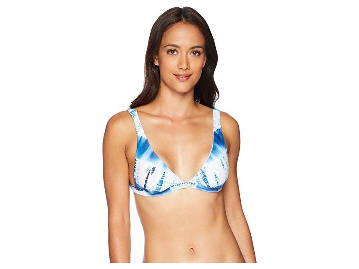 Lucky Brand Costa Azul Banded Halter Top (indigo) Women's Swimwear