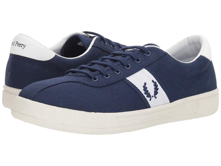 Fred Perry Tennis Shoe 1 Canvas (french Navy) Men's Shoes