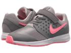 Nike Kids Downshifter 7 Psv (little Kid) (gunsmoke/sunset Pulse/atmosphere Grey) Girls Shoes