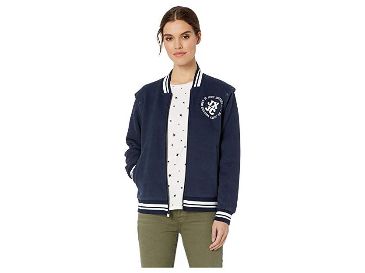 Juicy Couture Jxjc La Convertible Bomber Jacket (regal) Women's Clothing