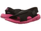 Nike Kids Sunray Adjust 4 (little Kid/big Kid) (black/rush Pink) Girls Shoes