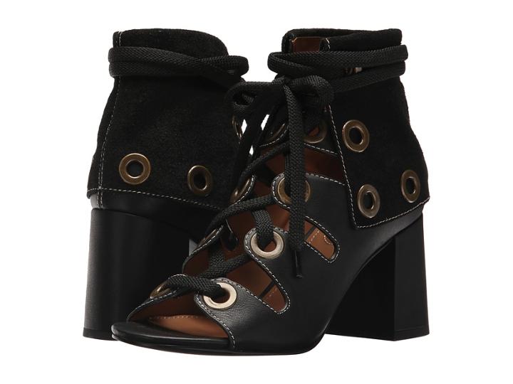See By Chloe Sb30072 (velvet Calf/nero) High Heels