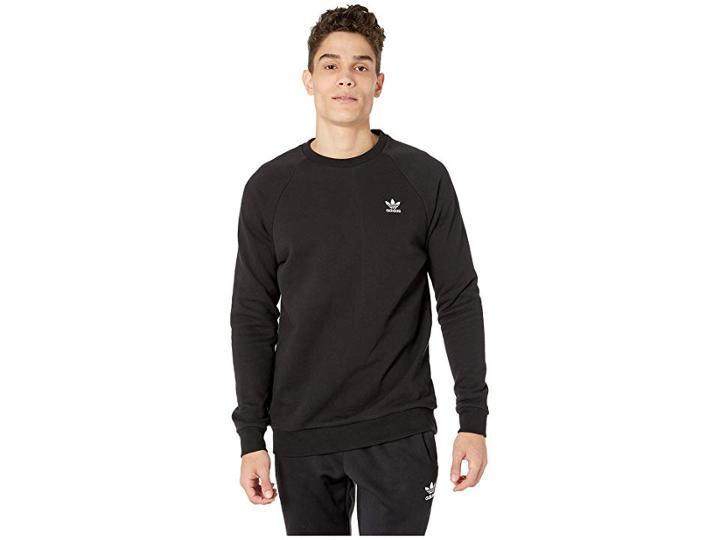 Adidas Originals Essentials Crew (black) Men's Short Sleeve Pullover
