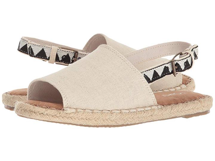 Toms Clara (birch Hemp/black Tribal) Women's Slide Shoes