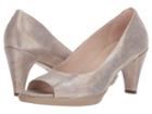 Ecco Shape 55 Peep Toe Sleek (moon Rock) High Heels