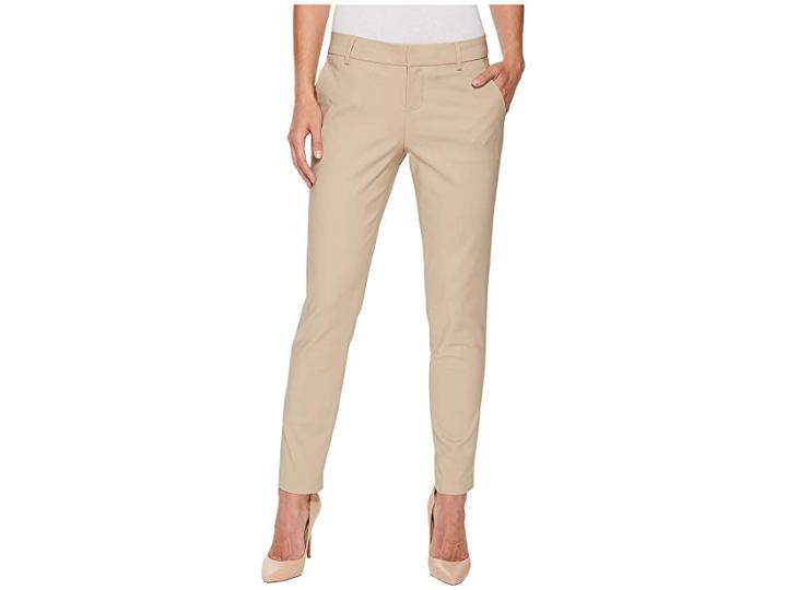 Liverpool Kelsey Straight Leg Trousers In Rich Tan (rich Tan) Women's Casual Pants