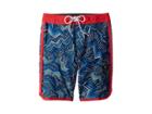 Vissla Kids Testa Four-way Stretch 17 Boardshorts (big Kids) (dark Denim) Boy's Swimwear