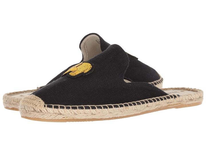 Soludos Elephant Beaded Mule (black) Women's Clog/mule Shoes