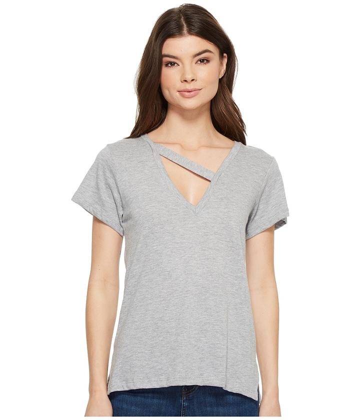 Lna Simi Tee (heather Grey) Women's T Shirt