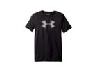 Under Armour Kids Tech Big Logo Solid Tee (big Kids) (black/white/steel) Boy's T Shirt
