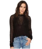 Free People No Limits Layering Top (black) Women's Clothing