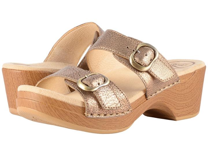 Dansko Sophie (gold Nappa) Women's Sandals