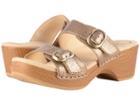 Dansko Sophie (gold Nappa) Women's Sandals