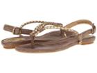 Frye Madison Braid Sling (gold Multi Metallic Leather) Women's Sandals