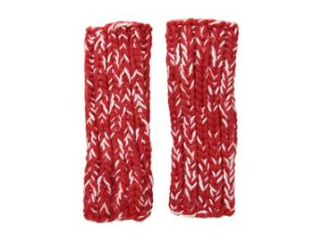 San Diego Hat Company Kng3592 Chunky Marled Knit Fingerless Gloves (red) Dress Gloves