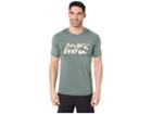 Nike Pro Top Short Sleeve Fitted 2 Layer Camo (mineral Spruce) Men's Clothing