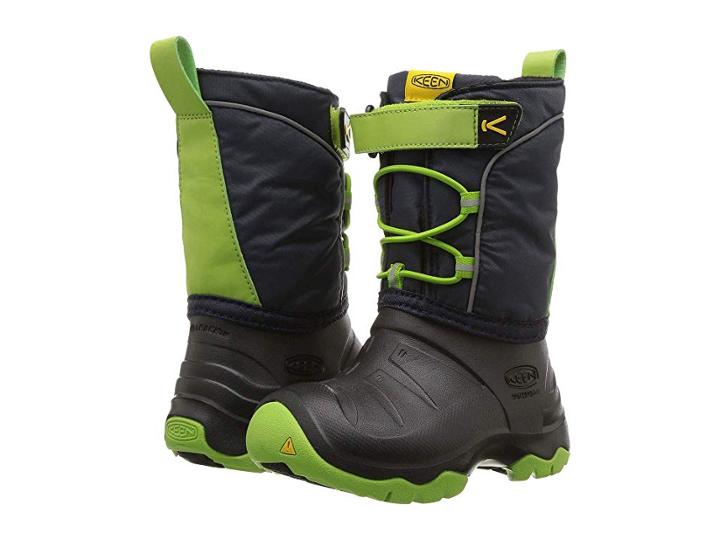 Keen Kids Lumi Boot Wp (toddler/little Kid) (blue Nights/greenery) Boys Shoes