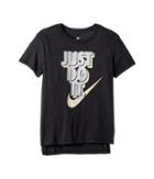 Nike Kids Sportswear Just Do It T-shirt (little Kids/big Kids) (black) Girl's T Shirt
