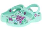 Crocs Kids Karin Butterfly Clog (toddler/little Kid) (new Mint) Girls Shoes