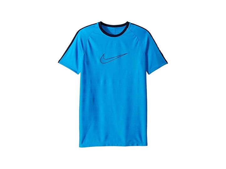 Nike Kids Dry Academy Gx2 Short Sleeve Top (little Kids/big Kids) (blue Hero/obsidian/blue Hero) Boy's Short Sleeve Pullover