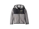 Nike Kids Winterized Therma Full Zip Hoodie (little Kids) (cool Gray Heather) Boy's Coat