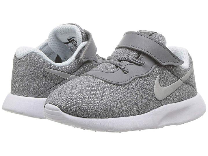 Nike Kids Tanjun (infant/toddler) (cool Grey/metallic Silver/blue Tint) Girls Shoes