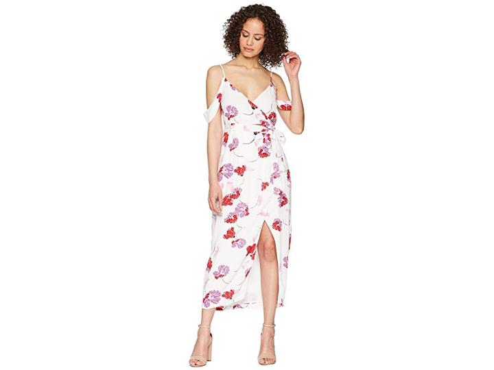 Bardot Floral Wrap Dress (stencil) Women's Dress