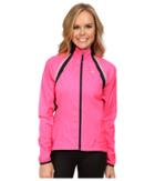 Pearl Izumi W Elite Barrier Convertible Cycling Jacket (screaming Pink) Women's Workout