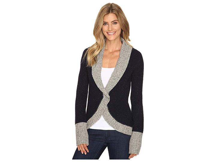 Mountain Khakis Fleck Shawl Cardigan Sweater (navy) Women's Sweater