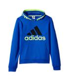 Adidas Kids Classic Pullover (big Kids) (bright Blue) Boy's Long Sleeve Pullover
